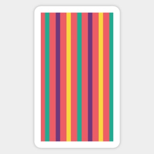 Akira | Colorful Stripes Pattern Sticker